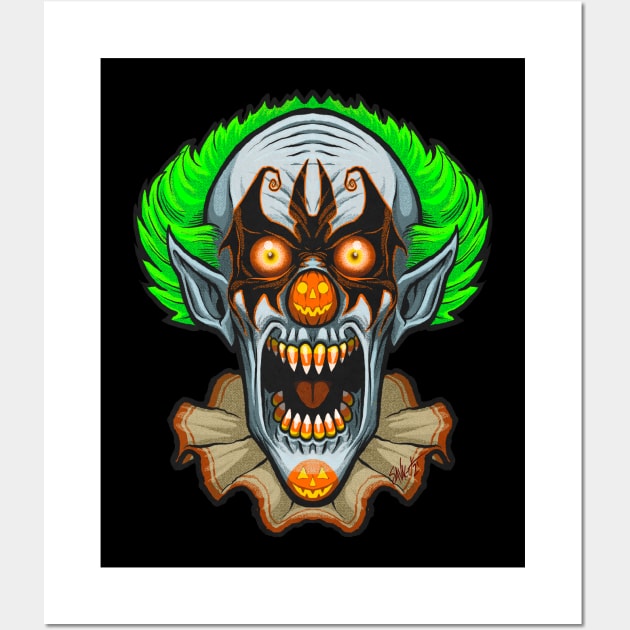 FrightFall2021: Clown Wall Art by Chad Savage